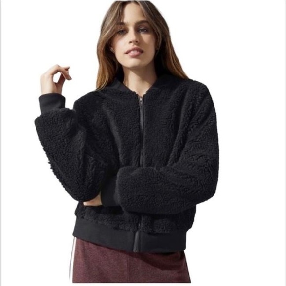 Sherpa Teddy Bomber Jacket - Picture 6 of 6